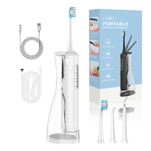 Appareils de soins dentaires personnels et de beauté de haute qualité Hydropulseur innovant 2 en 1 et <span class=keywords><strong>brosse</strong></span> à dents électrique Nettoyage des dents - Product Image 5