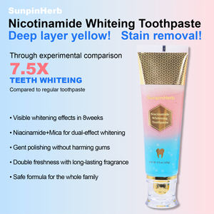 Pasta Dental Probiótica Orgánica Blanqueadora de Limpieza Profunda Sin Flúor con Nicotinamida para Controlar el Sarro y la Placa, para la Salud Bucal - Product Image 4