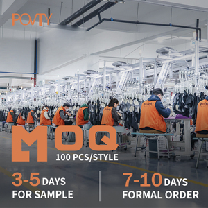 POVTY Vente en gros T-shirt taille plus personnalisé à manches courtes et à col en V pour femmes, <span class=keywords><strong>robe</strong></span> évasée avec poches, tenue d'<span class=keywords><strong>été</strong></span> décontractée - Product Image 4