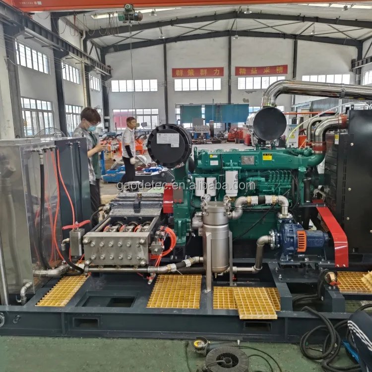 Medium-Pressure Water Jet Cleaner For Heavy Oil Cleaning Ship Rust And Pipe Cleaning Hydro Jetting Washer