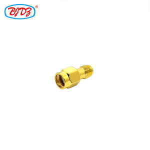 Adaptateur coaxial RF plaqué <span class=keywords><strong>or</strong></span> à polarité inversée SMA mâle vers RP SMA femelle, <span class=keywords><strong>en</strong></span> stock, conforme ROHS, fourni par <span class=keywords><strong>l</strong></span>'usine - Product Image 2