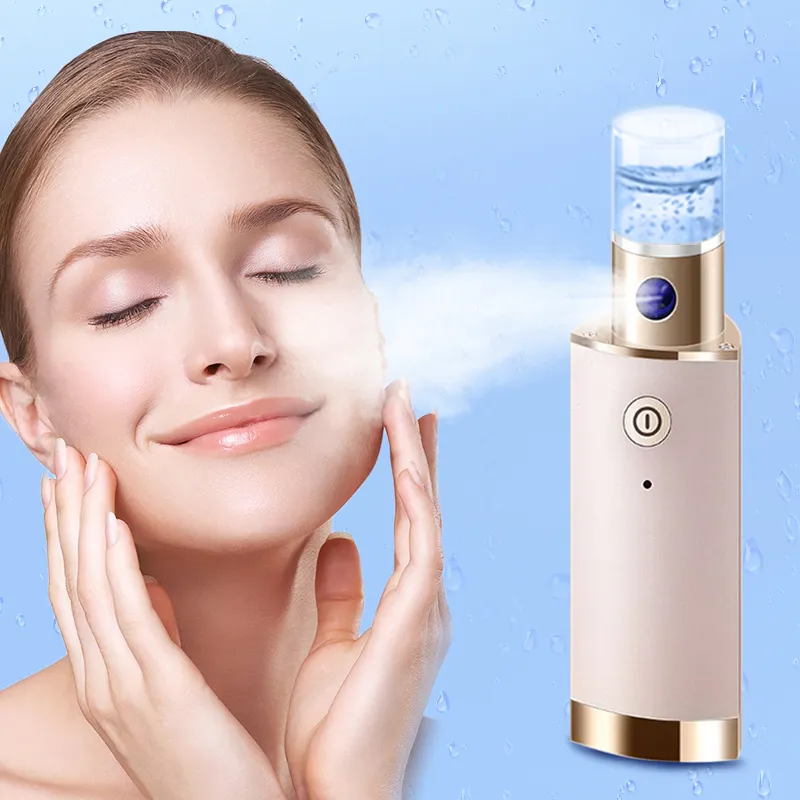 Beauty Face Spa Ionic Portable Humidifier Mini Atomizer Nebulizer Alcohol Nano Mist Sprayer Facial Steamers