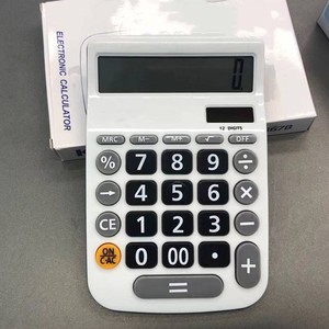 Pin 12 chữ số hiện đại hoặc năng lượng mặt trời phím lớn Máy tính khoa học - Product Image 2