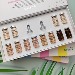 เซรั่มเกาหลี Bb Foundation Booster Starter Stayve Kit สำหรับขาย บีบีครีมบูสเตอร์ ชุดเริ่มต้นเพิ่มความกระจ่างใส ซัลแมนมีดีเอ็นเอ โกลด์ แอมพูล - Product Image 2
