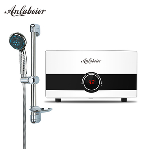 Chauffe-eau électrique instantané compact 306x160x80mm avec commande à bouton antidérapant et plage de température intelligente 30-55 ° C - Product Image 2