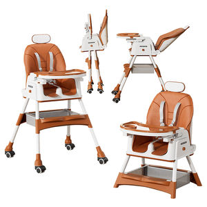 <span class=keywords><strong>Silla</strong></span> De Comer Para Bebé Plegable Ajustable y Convertible 3 en 1, Trona De Alimentación Para Infantes - Product Image 1