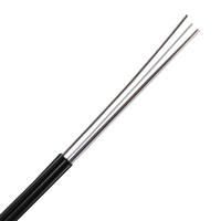 Kabel Jatuh FTTH LSZH Kabel Optik Serat, G657A2 Frp/Kfrp/Baja untuk Dalam dan Luar Ruangan 1 Inti 2 Inti 2000M/Kambo Drum Kayu/OEM
