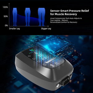 Système de thérapie par pression à 8 chambres pour la réadaptation sportive, <span class=keywords><strong>bottes</strong></span> de compression d'air pour une meilleure circulation - Product Image 2