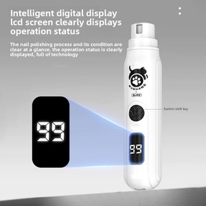 Amoladora de Uñas Automática Portátil Profesional OEM ODM para Perros y Gatos con Luz LED, Segura para Cachorros, Recargable - Product Image 4