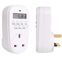 GETO2A 7 días ciclo programable tiempo digital relé temporizador enchufe interruptor de control de tiempo
