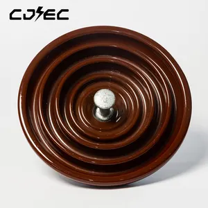Isolador ansi de disco de suspensão, suspensão de porcelana, para isolador em disco de alta tensão