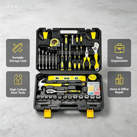 Kit d'outils manuels multifonctions pour la maison, ensemble de boîtes à outils pour le travail du bois et la réparation électrique, pour la vente en gros