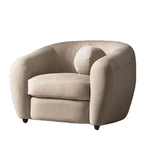 Juegos de Muebles de Sala de Estar de Lujo de Alta Gama, Diseño Moderno, Silla de Cuero Sylvain Personalizada - Product Image 1