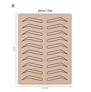 Piel Sintética de Látex Desechable de Doble Cara para Prácticas de Micropigmentación, Microblading y Tatuaje de Cejas, Marca Privada - Product Image 3