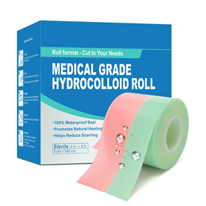 Nastro idrocolloide tagliato su misura per bende ipoallergeniche e impermeabili per <span class=keywords><strong>ustioni</strong></span> per la cura delle ferite, vesciche, Acne, mal di letto - Product Image 1