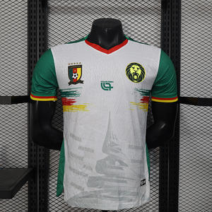 Kamerun Trikot Spielerversion Heim Auswärts Afrikanische Nationalmannschaft Grenzüberschreitende Vertriebsversion Fußballtrikot Kurzarm Polyester - Product Image 2