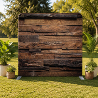 Support d'affichage publicitaire avec toile tendue en tissu sublimé à motif paysage naturel pour stand de salon professionnel et décoration intérieure