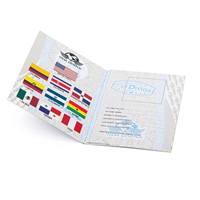 Passeport d'affaires pour animaux de compagnie de haute qualité, imprimé en couleur