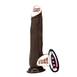 Sıcak satış kadın teleskopik vibratör Realistic tor gerçekçi klitoris yapay penis uzaktan kumanda sıvı silikon streç seks oyuncakları - Product Image 5