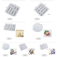 Moule en silicone rond AINIKA pour pendentifs géométriques, boucles d'oreilles et colliers, écologique, moderne, en stock au Shandong