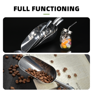 Bền Hợp Kim Nhôm Nhà Bếp <span class=keywords><strong>Ice</strong></span> Scooper Cho <span class=keywords><strong>Ice</strong></span> Maker Và Thực Phẩm Xẻng Cho Bar Nhà Bếp Siêu Thị Lý Tưởng - Product Image 5