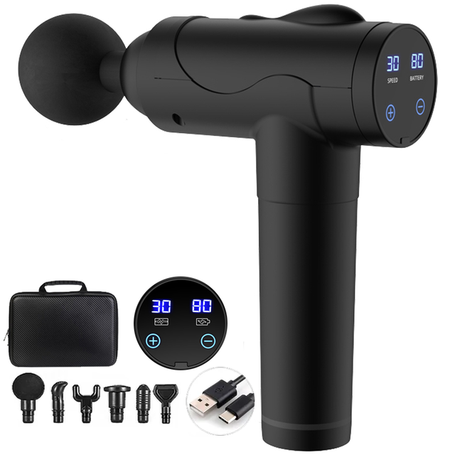 Deep Tissue Relaxation Massage Gun Amplitude Muscle Recovery Fascial Massage Gun for Body Application