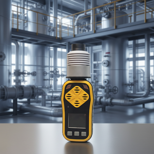 Toksik ve Zararlı Gazlar için Renkli LCD Ekranlı ve Üç Seviyeli Alarm Özellikli Yeni Taşınabilir 4'ü 1 Arada Çoklu Gaz Dedektörü - Product Image 3