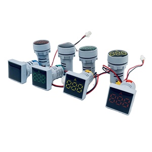 AD16-22DSV 22Mm Ampe Kế Kỹ Thuật Số Hình Vuông Ampe Kế Mini AC 60-500V Ampe Kế Chỉ Báo Hiển Thị Kỹ Thuật Số LED - Product Image 5