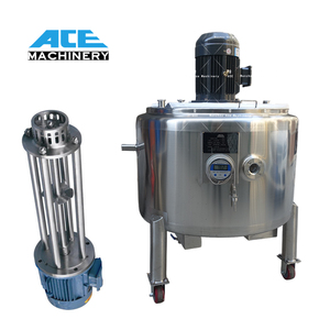 1000L Stainless Steel Cosmetic Cream Making Mixing Tank With Milling Function and Motor - Product Image 4
