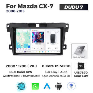 MEKEDE Car-play DUDU7 2k Ecran WiFi ADAS DVR Android Auto Car Video 4G Gps Navigation 8core 12 + 512G pour Mazda CX-7 2008-2015 - Product Image 4