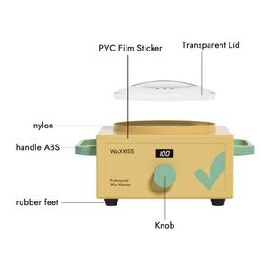 Bằng Sáng Chế Sản Phẩm 500Ml Xách Tay Sáp Ấm Hơn Máy Tốt Nhất Bán Kỹ Thuật Số Sáp Thuốc Làm Sạch Máy EU Cắm Sáp Nóng Cho Vẻ Đẹp Salon - Product Image 5