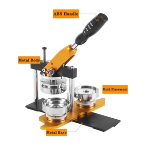 58mm Vòng tủ lạnh magnetsphoto nam châm Maker-Chai mở Maker-Pin huy hiệu Maker W/100 Bộ vật liệu & giấy cắt - Product Image 4