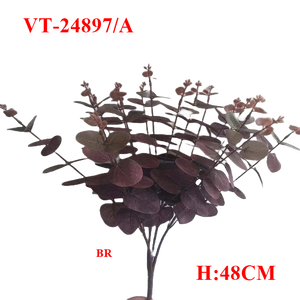 ผ้าไหมเทียม/ผ้า/ผ้า/ผ้า/ใบยูคาลิปตัสโพลีเอสเตอร์/สีเขียว/ใบ bushX16ใหม่ล่าสุด2025 - Product Image 3