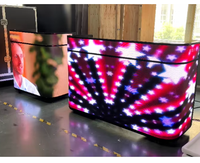 Écran d'affichage LED pour DJ en couleur pleine P2.5/P1.86, forme personnalisable, luminosité 600cd, garantie 5 ans pour les festivals de musique, personnalisable