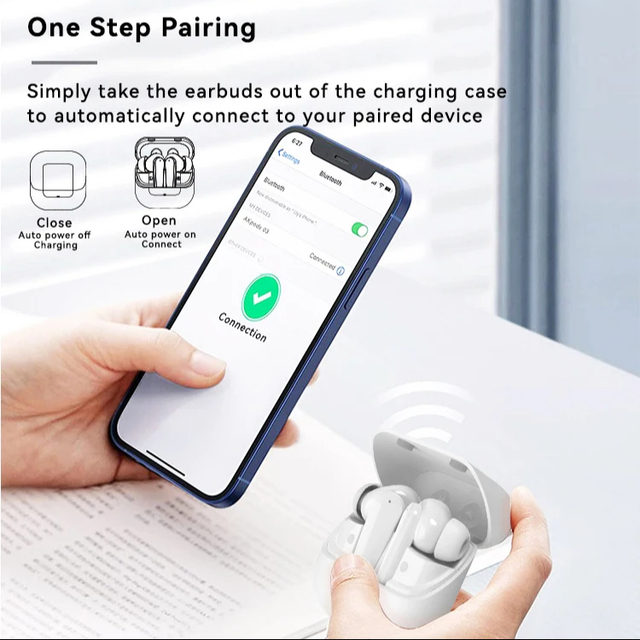 Bluetooth 5.2 TWS In-ear Gaming Earbuds 25dB ANC Active Noise Cancellation HiFi Stereo IPX1 Waterproof Wireless Sports Earphones