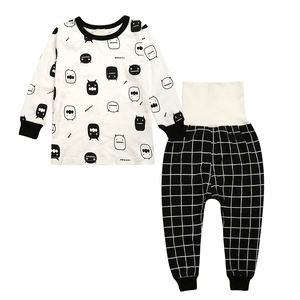 Ensemble de pyjamas pour enfants, filles et garçons, printemps automne, coton respirant, manches longues, vêtements de nuit unisexes pour tout-petits, ensemble de vêtements pour enfants, vente en gros - Product Image 5
