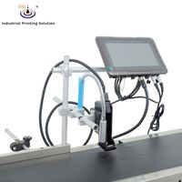 Printer Kode TIJ IPS-9710 dengan Kepala Cetak Tunggal Resolusi 75-1200DPI untuk Lini Produksi