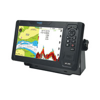 ONWA KP-29X - Plotter de Cartas Náuticas GPS Marino Todo en Uno con Funciones Integradas, Pantalla de 9'', Buscador de Peces, Transpondedor AIS Clase B+