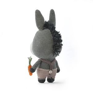 Colorido al por mayor Amigurumi Crochet ojos niño burro <span class=keywords><strong>de</strong></span> juguete - Product Image 2