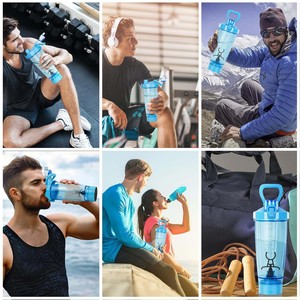 Taza de autoagitación automática recargable eléctrica personalizada para café, leche, polvo de proteína de Fitness para botella coctelera, bebida de plástico - Product Image 6