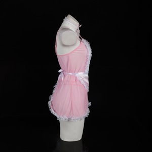Lemon Story Maid Lingerie Set Pink <b>Lace</b> Women's Role Play Costume Summer 2025 - Product Image 3