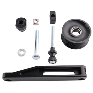 A/C And P/S Removal Kit For K Series K20 K24 Engines Black Silver <b>Cast</b> Steel Parts - Product Image 4