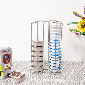 Étagère de rangement moderne minimaliste en fil de fer en forme de pilier, non pliable, pour capsules de <span class=keywords><strong>cocktail</strong></span> Tassimo <span class=keywords><strong>Bartesian</strong></span> - Product Image 3