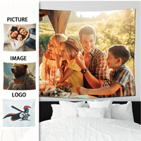 Tapiz de Pared de Poliéster con Impresión Digital HD de Paisaje Forestal de Ensueño, Personalizado al por Mayor, Decoración del Hogar, Fabricante OEM