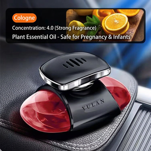 Diffuseur de parfum créatif ovale en alliage pour voiture, parfum Océan, durée d'évaporation 31-60 jours, désodorisant d'ambiance, décoration aromathérapie - Product Image 3