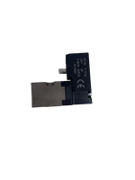 Vanne solénoïde FAS pour 59.70062/59.70063, DC24V 2W, noire, à commande pilote (NC), en PPS/PA/Acier inoxydable, garantie 1 an