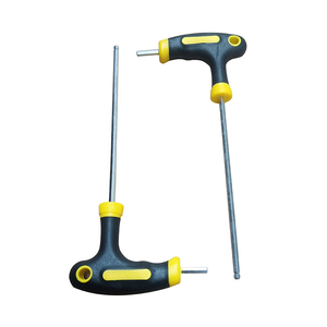 Chiave a Brugola Allungata con Estremità Piatte e Sferiche, Doppio Colore, Impugnatura a T per Viti a Testa Esagonale, Misure 2.5 3 4 5 6 8 10 12 14mm - Product Image 3