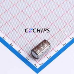 Condensador Electrolítico de Aluminio DHG400M226H172S1AA de Montaje Pasante, D10xL17mm 22uF 20% 400V 650mA-100kHz - Product Image 1