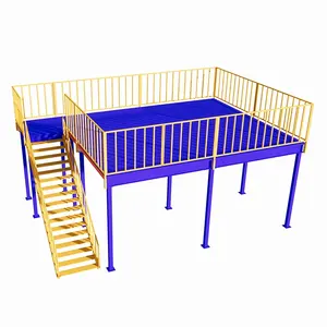 Lắp ráp kim loại ngành công nghiệp tầng lửng 5000mm có thể điều chỉnh Pallet giá lưu trữ nhiều tầng