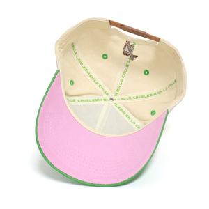 流行时尚双色高级帽子来样定做街装嘻哈5面板品牌Gorras 3D刺绣女士棒球帽 - Product Image 5